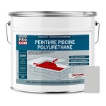 Procom ? peinture piscine b�ton ? polyur�thane �tanche et souple ? pour b�ton, enduit et ciment ? 10 ...