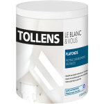 Tollens - peinture plafond blanc - toutes pices limite les traces de rouleau - monocouche - blanc mat ...
