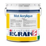 Peinture professionnelle mat, mur et plafond, int�rieur, peinture opacifiante, sans odeur, mat acrylique ...