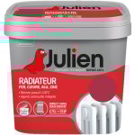 Peinture radiateur acrylique, fer, cuivre, alu, zinc - direct sans sous - couche - satin framboise 0, ...