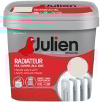 Peinture radiateur acrylique, fer, cuivre, alu, zinc - direct sans sous - couche - satin lin clair 0, ...