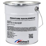 Peinture ravalement - jaune sable - ral 1002 - 5 l - m�taltop