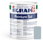 Peinture sol professionnelle, satin, peinture opacifiante, sans odeur, protge, dcore, intrieur, extrieur, ...