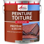 Arcane industries - peinture toiture, tuile, ciment et terre cuite - 10 l gris fenetre - ral 7040