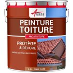 Arcane industries - peinture toiture, tuile, ciment et terre cuite - 2. 5 l brun orang� - ral 8023