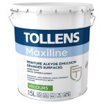 Tollens - maxiline - velours - murs et plafonds couleur: blanc - conditionnement: 15 litres