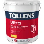 Tollens ? peinture satin�e glyc�ro 15l ? finition lessivable ? pour murs, plafonds et menuiseries ? couleur ...