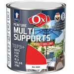 Peinture top 3 bois fer pvc brillant 500ml rouge vif ral3020 - oxi