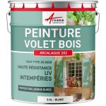 Peinture volet en bois, extrieur, couleur - 2. 5 l blanc - ral 9003 - arcane industries