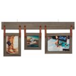 P�le - m�le 3 photos en bois 'travel' 57cm naturel
