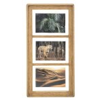 P�le - m�le 3 photos d�co 'eliott' 47cm naturel