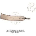 Pelle inox 8 x 35 cm sans manche pour pizzas au charbon de bois four a pain cuisine