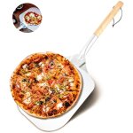 Pelle � pizza, aluminium, manche en bois, spatule professionnelle pour four, manche en bois pratique, ...