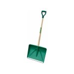 Pelle poussoir avec réglette - manche bois certifié pefc 100% - poignée plastique - leborgne Pelle poussoir avec réglette - manche bois certifié pefc 100% - poignée plastique - leborgne