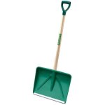 Pelle poussoir avec r�glette - manche bois certifi� pefc 100% - poign�e plastique - leborgne