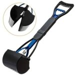 Pelle ramasse crottes de 60cm avec long manche d�jections canines clip pour chien chat, dolaso trimec ...