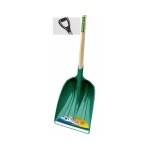 Leborgne - pelle vmax avec r�glette aluminium - manche bois certifi� pefc - poign�e