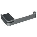 Distributeur de papier wc � fixer alur gris mat en aluminium pli� thermolaqu� pellet