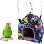 Peluche hamac perroquet suspendu grotte cabane tente pour perruche cockatiel conure ins�parable perruche ...