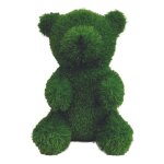 Jardinex - peluche de jardin ours en gazon synth�tique - vert 35 cm