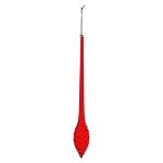 Pendentif en verre de nol goutte rouge 5, 5x h40 cm
