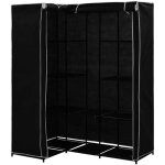 Penderie avec housse, armoire de rangement en tissu, haloyo, armoire d'angle, placard, garde - robe, ...