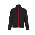Penduick - veste softshell bicolore magellan homme noir / rouge s