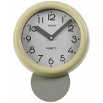 Bigbuy - pendule de cuisine r�tro jaune pastel