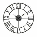 Pendule horloge vintage noir atmosphera
