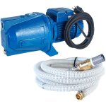 Pentax pump - pompe auto amorante pentax jet 230v 0. 75kw / 1cv avec 3m de cble + kit aspiration 7m ...