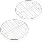 Peny - lot de 2 grilles de refroidissement rondes en acier inoxydable - pour cuisson  la vapeur - diamtre ...