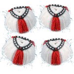 Peny - lot de 4 tte de balai serpillre 2en1 vadrouille serpillre pour vileda recharge turbo