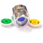 Pepte - douche limiteur de r�ducteur de d�bit r�gl�jusqu'� 70% d'�conomie d'eau 4 l / min