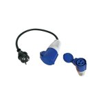 Perel - câble adaptateur avec fiche schuko vers fiche femelle cee eceea1 Perel - câble adaptateur avec fiche schuko vers fiche femelle cee eceea1