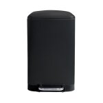 Poubelle � p�dale m�tallique avec seau amovible, base solide antid�rapante et p�dale renforc�e, id�ale ...