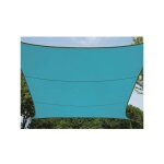 Voile solaire - rectangulaire - 4 x 3 m - couleur : bleu ciel