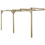 Pergola � appentis 2 x 4 x 2, 2 m bois