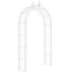 Clp - treillis / arche  rosiers sun blanc