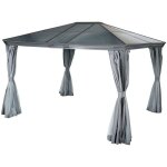 Hesperide - pergola belize en aluminium et polycarbonate