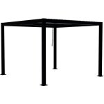 Concept - usine - pergola bioclimatique grise 3x3 m milos