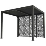 Habrita - pergola bioclimatique foresta per 2430m bi aluminium balcon et terrasse 7, 20m2 avec 4 panneaux ... Habrita - pergola bioclimatique foresta per 2430m bi aluminium balcon et terrasse 7, 20m2 avec 4 panneaux ...