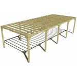 Pergola bois ? 10m x 4m ? ind�pendante ? sens profondeur ? livraison comprise