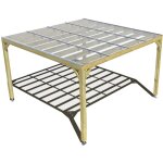 Pergola bois ? 4m x 4m ? ind�pendante ? sens largeur ? couverture �tanche transparente incluse ? livraison ...