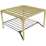 Pergola bois ? 4m x 4m ? ind�pendante ? sens profondeur ? livraison comprise