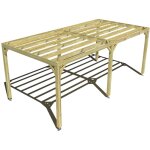 Pergola bois ? 6m x 3m ? ind�pendante ? sens largeur ? livraison comprise