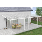 Toit terrasse / carport 18m² kleo 6x3m aluminium blanc Toit terrasse / carport 18m² kleo 6x3m aluminium blanc