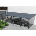 Cazeboo - toit terrasse / carport 27m� kleo 9x3m aluminium gris