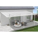 Pergola / carport adossé 16, 5m² kleo 5, 5x3m aluminium blanc Pergola / carport adossé 16, 5m² kleo 5, 5x3m aluminium blanc