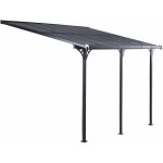 Gardiun - pergola elliot - 15 m� 495x300x225 / 270 cm aluminium et polycarbonate