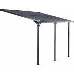 Gardiun - pergola elliot - 13 m� 435x300x225 / 270 cm aluminium et polycarbonate